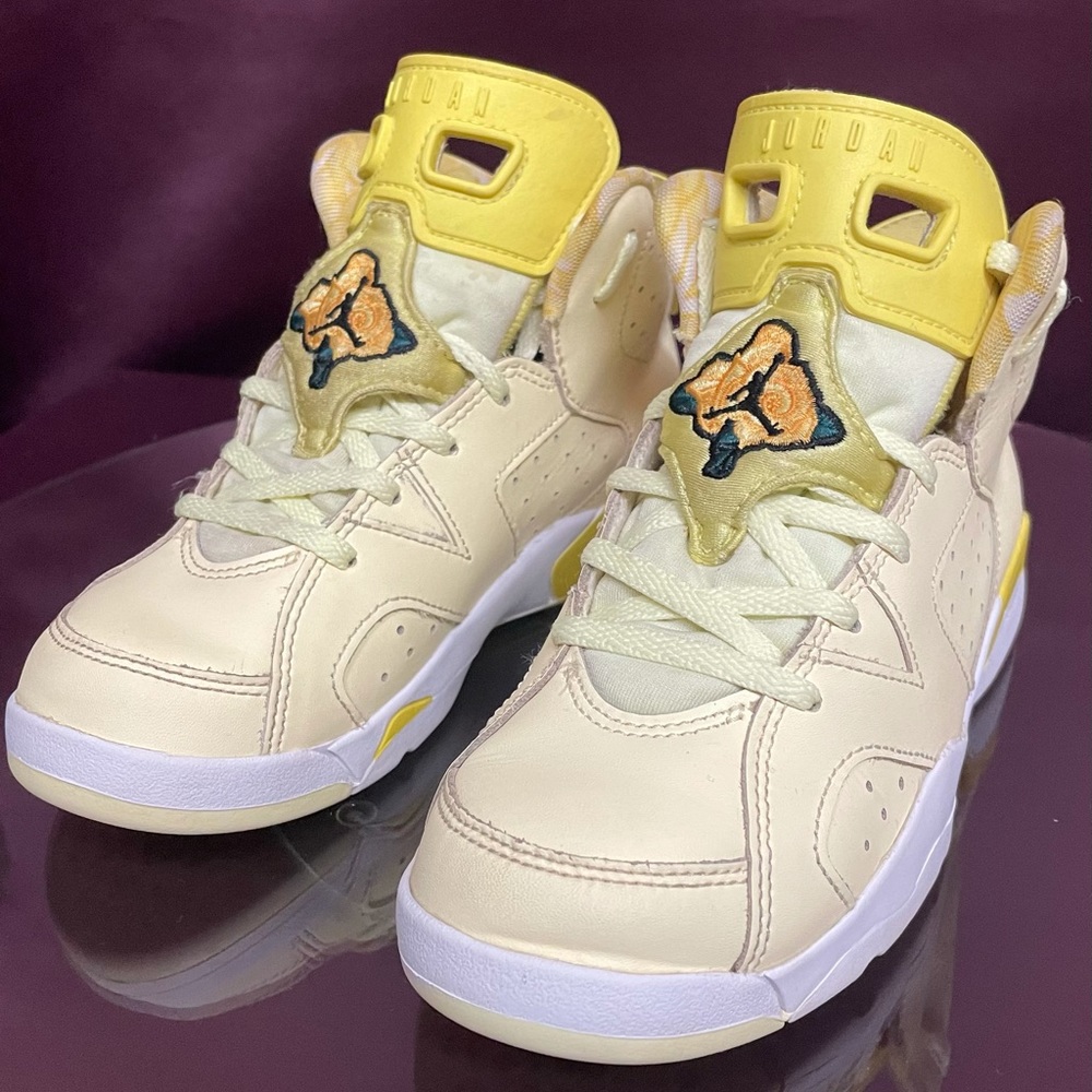 Kid's Jordan Retro 6 "Citron" Citron Tint/Dynamic Yellow (543389 800) 2.5 Youth